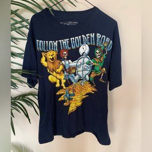 Liquid Blue Follow Golden Road XL Grateful Dead 💀 RARE